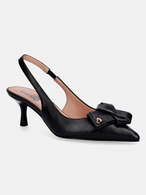 Love Moschino szpilki skórzane - zdjęcie produktu nr 2