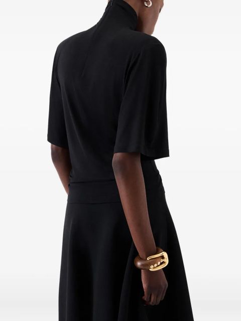 Jacquemus turtleneck short-sleeve top - Black