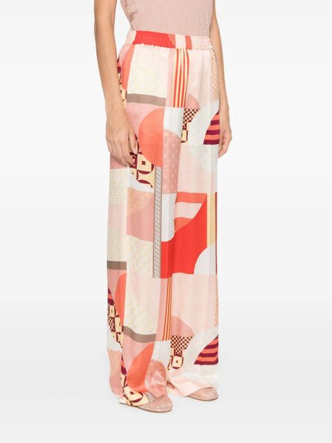 FENDI printed trousers - Pink
