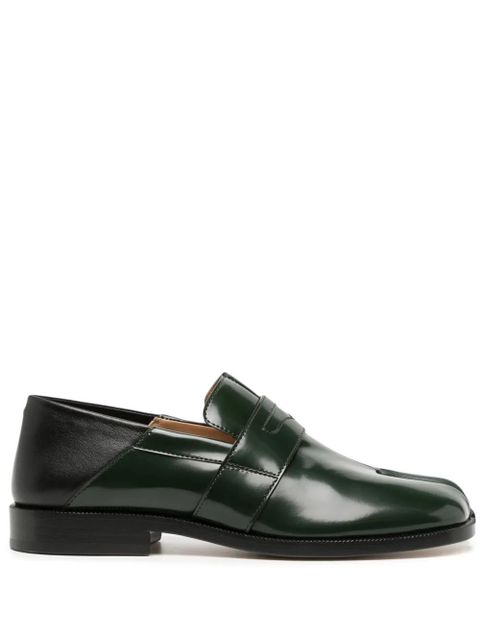 Maison Margiela Tabi leather loafers - Green - zdjęcie produktu nr 1