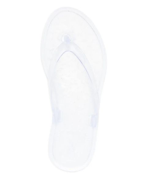 Ancient Greek Sandals transparent-design flip flops - White