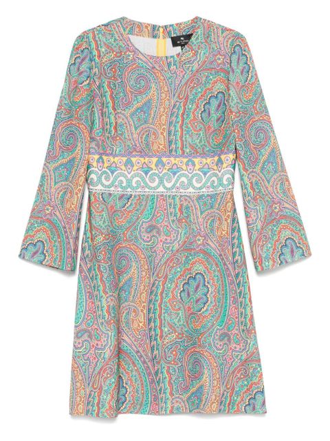 ETRO paisley-print midi dress - Green - zdjęcie produktu nr 1