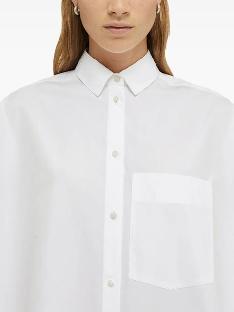 Jil Sander A-line shirt dress - White