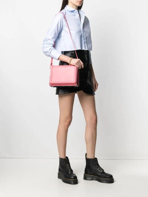 Diesel zip-embellished cross-body bag - Pink