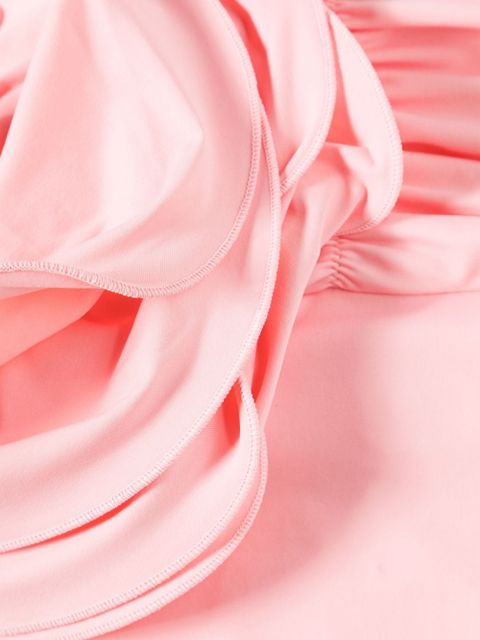 Magda Butrym floral-appliqué triangle bikini - Pink