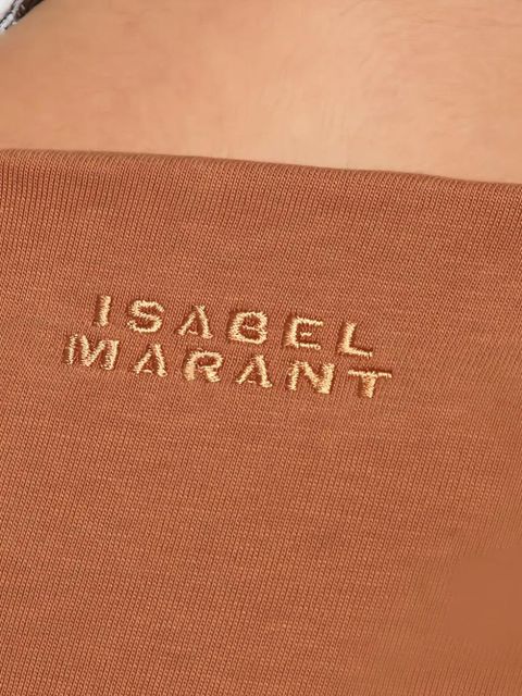 ISABEL MARANT wrap-effect top - Brown - zdjęcie produktu nr 2