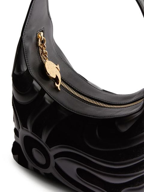 PUCCI Marmo Pattern Hobo Bag - Black