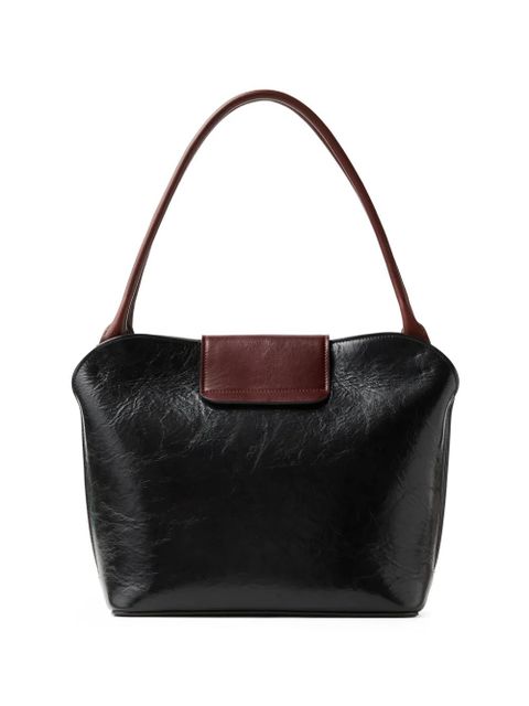 Versace Vivian leather shoulder bag - Black