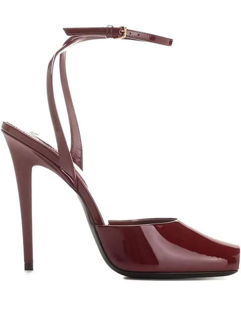 Saint Laurent 110mm La Scandale pumps - Red - zdjęcie produktu nr 1