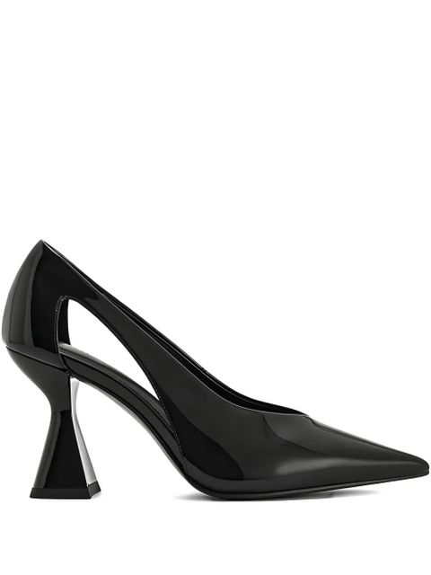 JW Pei 85mm Alessia cut-out geometric heel pumps - Black - zdjęcie produktu nr 1