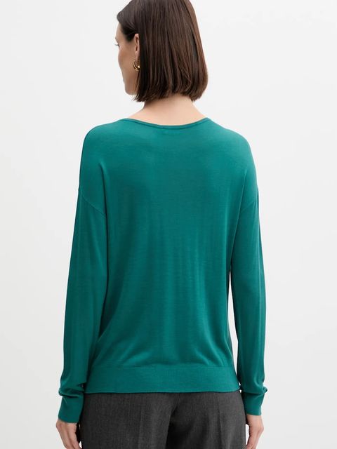 United Colors of Benetton sweter damski kolor zielony lekki 103VD10AV