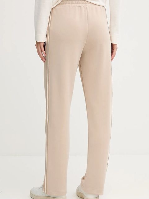 Joop! spodnie dresowe damskie kolor beżowy z aplikacją 30047774