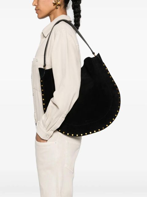 ISABEL MARANT Oskan Soft Hobo bag - Black - zdjęcie produktu nr 2