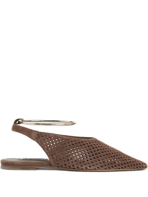 Jil Sander slingback flat pumps - Brown - zdjęcie produktu nr 1
