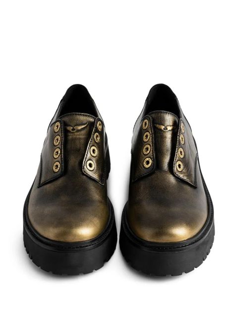 Zadig&Voltaire eyeleted platform derby shoes - Black - zdjęcie produktu nr 2