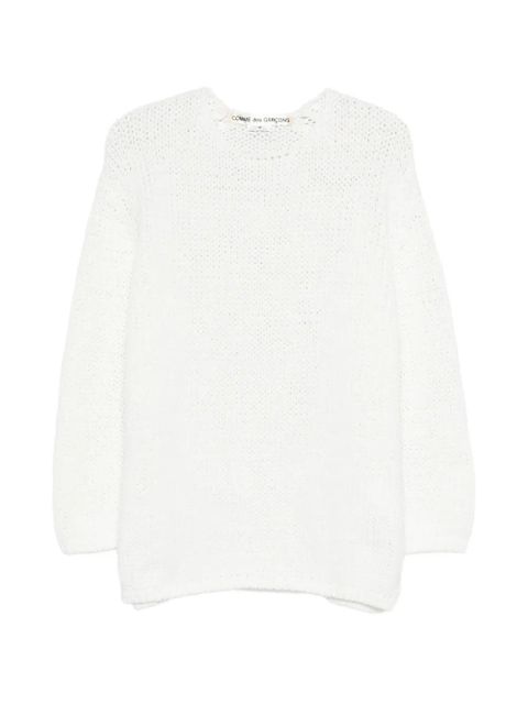 Comme Des Garçons textured knitwear - White - zdjęcie produktu nr 1