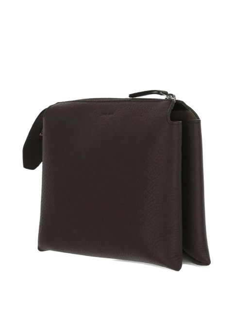 The Row zip fastening clutch bag - Brown