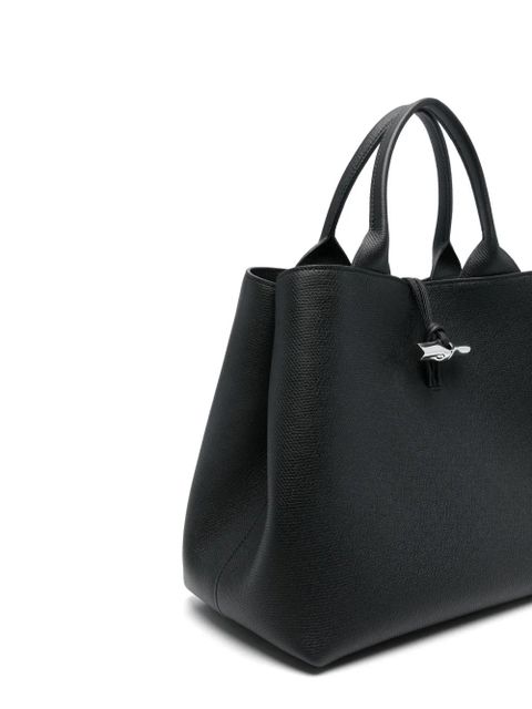 Longchamp large Le Roseau tote bag - Black