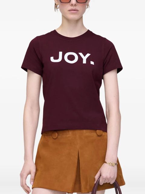 Marc Jacobs joy-print cotton T-shirt - Red