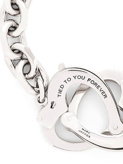 Marc Jacobs heart handcuff bracelet - Silver