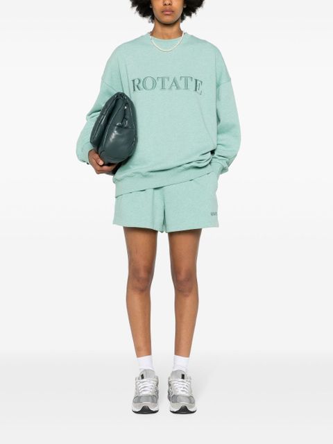 ROTATE BIRGER CHRISTENSEN logo-embroidered sweatshirt - Green - zdjęcie produktu nr 2