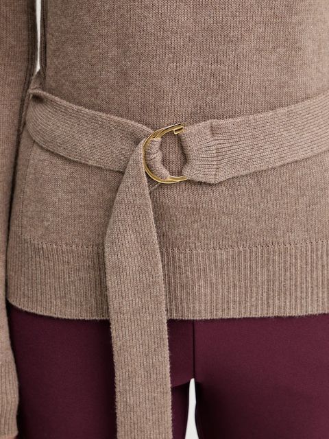 Marciano by Guess sweter z dodatkiem wełny AFRAH damski kolor brązowy lekki 5BGR23 5893Z