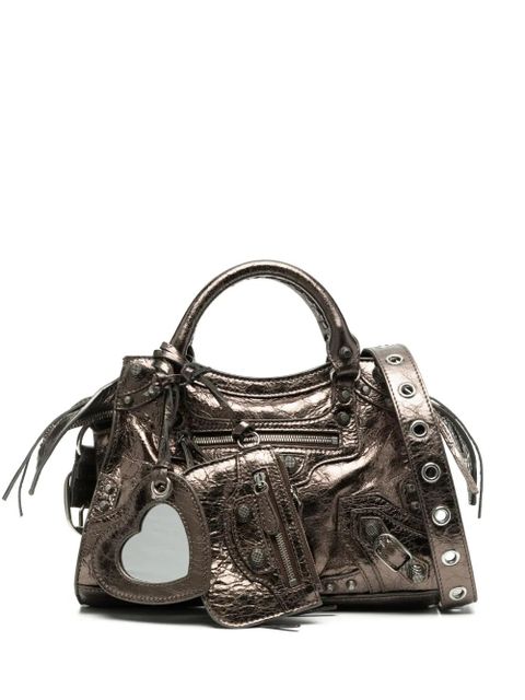 Balenciaga XS Neo Cagole metallic tote bag - Brown - zdjęcie produktu nr 1