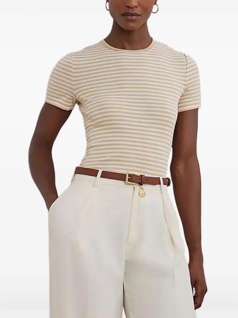 Lauren Ralph Lauren striped short-sleeve T-shirt - Neutrals