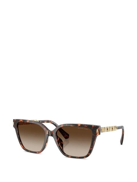 Michael Kors logo square-frame sunglasses - Brown - zdjęcie produktu nr 1