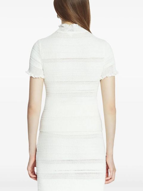 Lanvin cotton knitted T-shirt - White