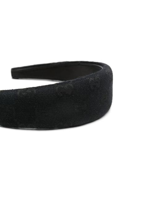 Gucci GG canvas head band - Black
