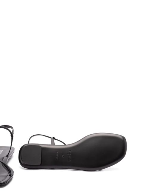 Prada thong-strap sandals - Black