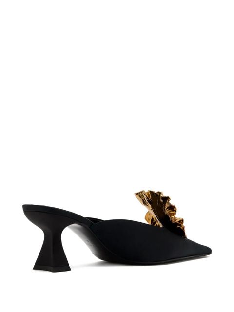 Cult Gaia sculpted heeled mules - Black