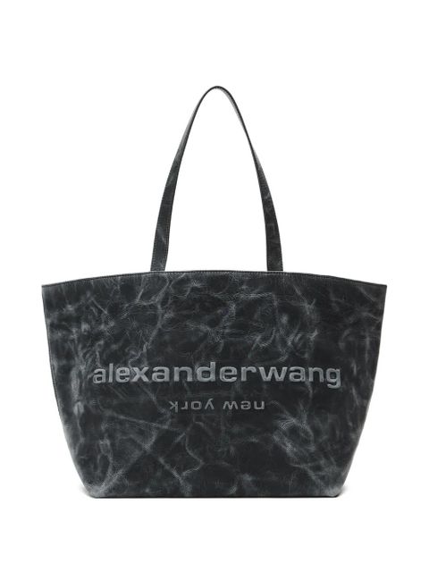 Alexander Wang Punch logo-embossed tote bag - Black - zdjęcie produktu nr 1