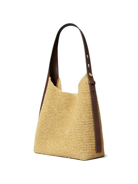 Tory Burch Romy woven shoulder bag - Neutrals