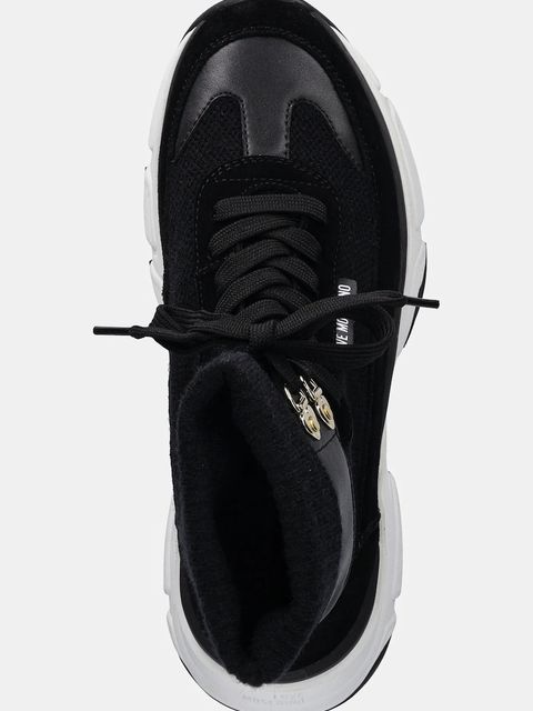 Love Moschino sneakersy damskie kolor czarny JA15366G0NIY600A