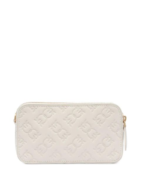 PINKO logo-embossed camera bag - White