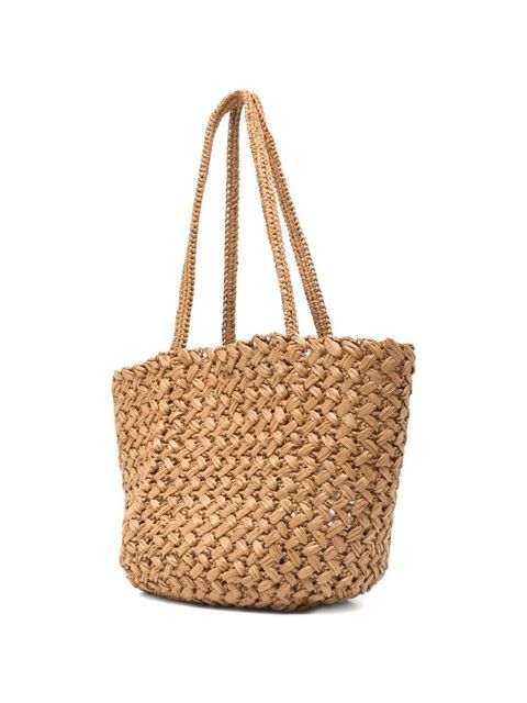 The Row Estelle woven tote bag - Brown - zdjęcie produktu nr 2