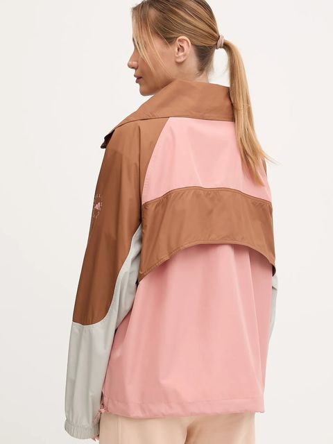 adidas by Stella McCartney kurtka kolor pomarańczowy przejściowa oversize JX4334
