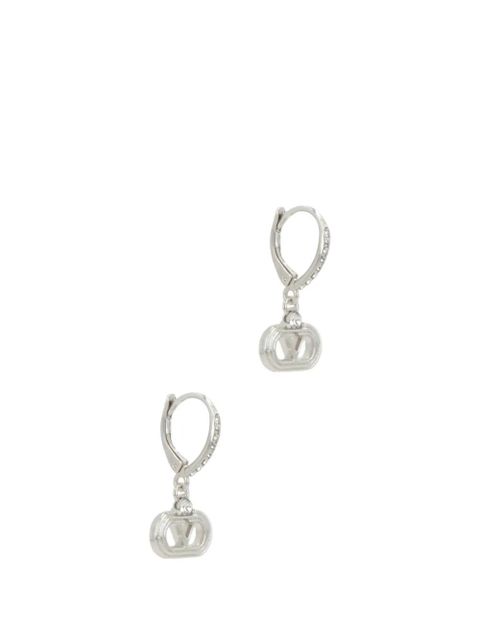 Valentino Garavani logo-detail earrings - Silver