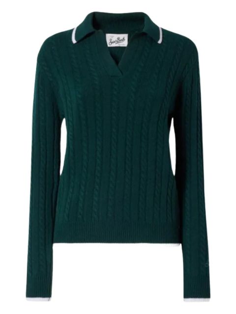 MC2 Saint Barth Clichy cable-knit sweater - Green - zdjęcie produktu nr 1