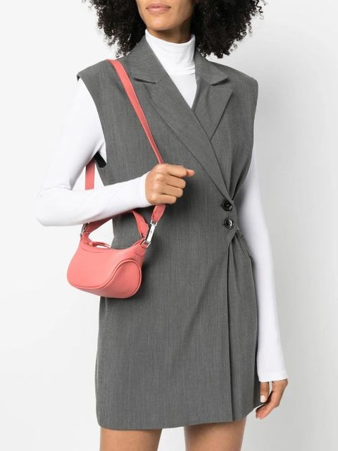 BY FAR pebbled-texture tote bag - Pink - zdjęcie produktu nr 2