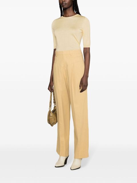 ISABEL MARANT Staya straight-leg trousers - Brown