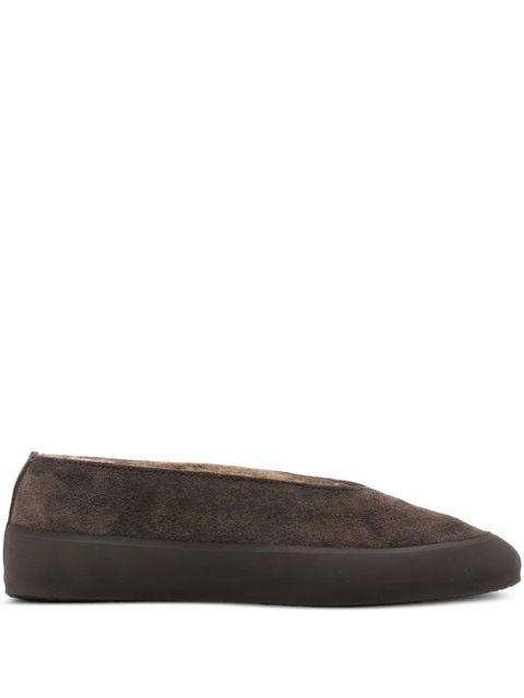 Le Monde Beryl Apres Ski shearling ballet flats - Brown - zdjęcie produktu nr 1