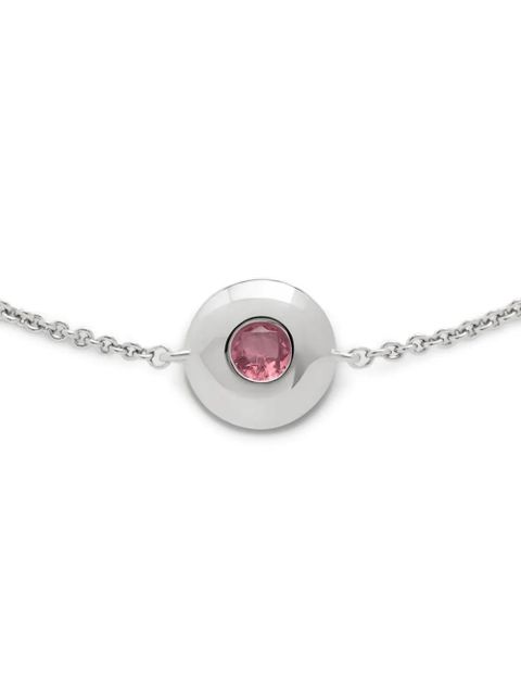 Monica Vinader October Tourmaline Birthstone bracelet - Silver