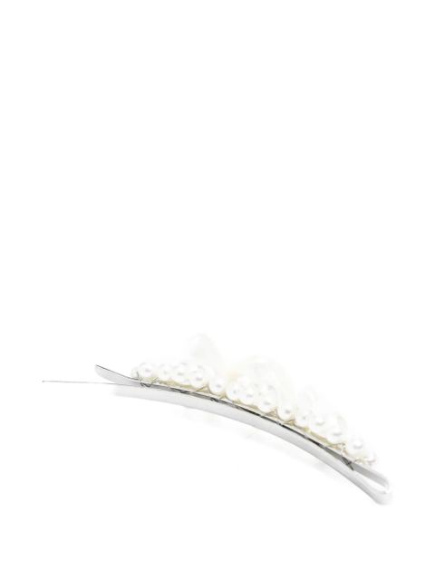 Simone Rocha bow-embellished hair clip - White - zdjęcie produktu nr 2