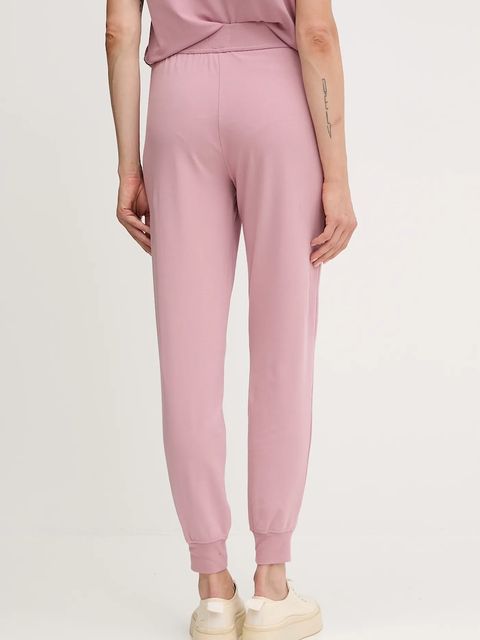 HUGO spodnie lounge kolor różowy 50490578