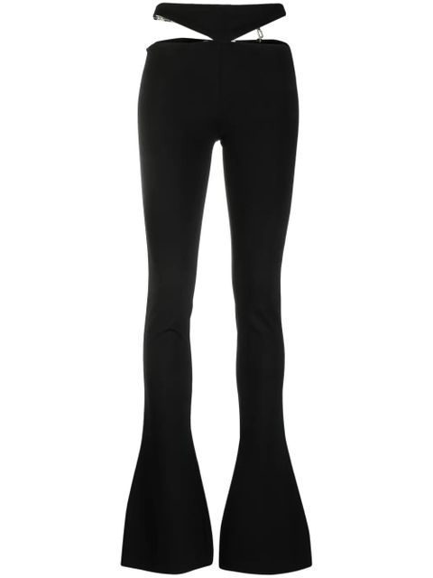 The Attico cut-out flared trousers - Black - zdjęcie produktu nr 1