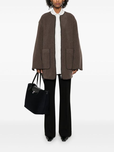 TOTEME zip-up jacket - Brown - zdjęcie produktu nr 2