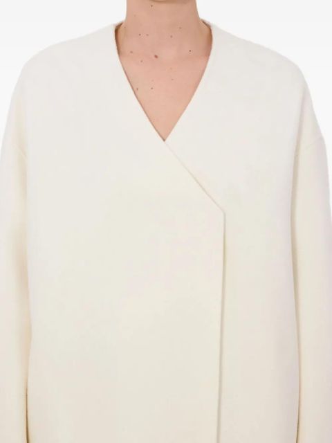 LouLou de Saison Maara asymmetric V-neck jacket - Neutrals